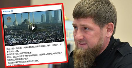 Kadyrow po chińsku. "Chcą z nas zrobić zwierzęta!"