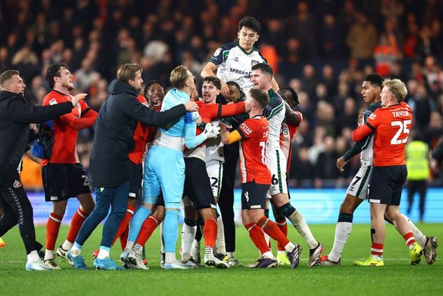 Charlotte Wilson/Offside/Offside via Getty Images/ Awantura po meczu Luton - Sunderland