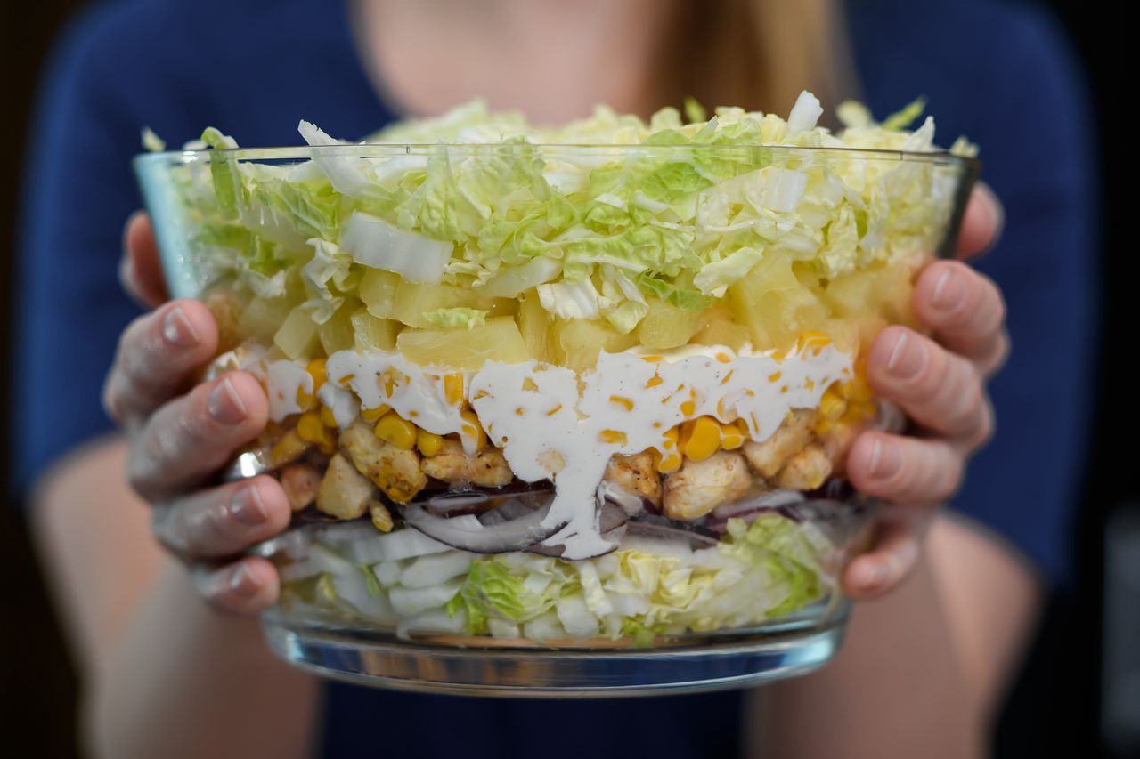 Gyros salad steals the show at festive gatherings