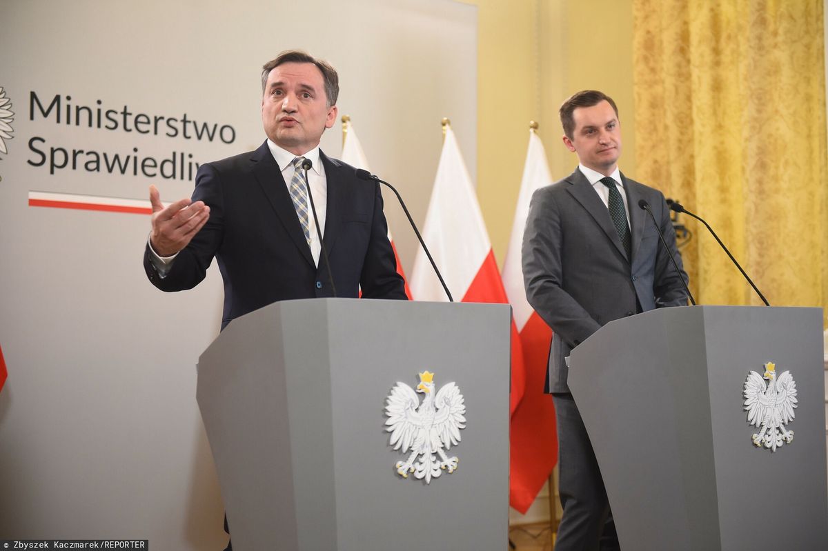 Konferencja prasowa ministra Zbigniewa Ziobry
