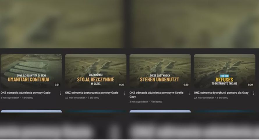 „Nie zarządzamy YouTube'em”. Rząd o izraelskiej kampanii przeciw ONZ