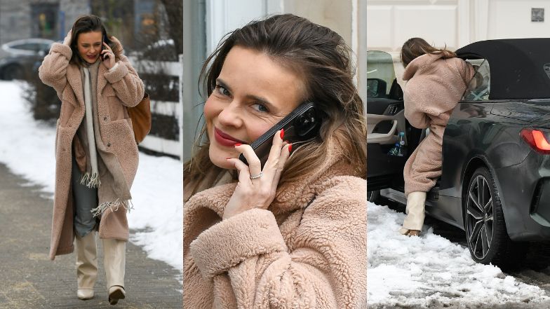 Edyta Herbuś "przyłapana" na mieście. Wozi się autem za 250 tys.