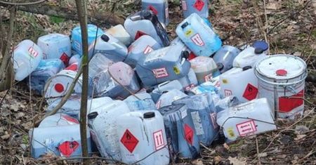 Bieruń. W lesie znaleziono chemiczne odpady. Prokuratura wszczęła śledztwo