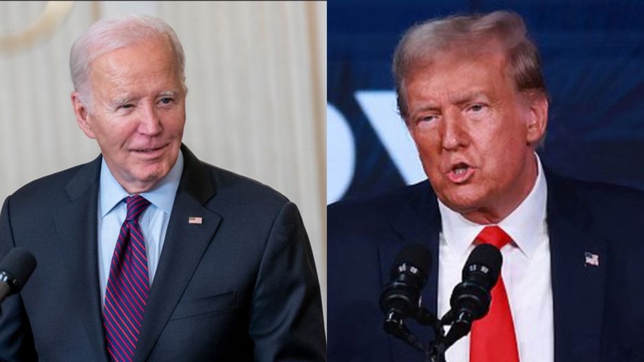 Sondaże dotyczące Joe Bidena i Donalda Trumpa
