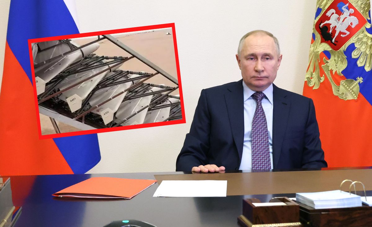 Kreml regularnie uderzał w obiekty cywilne dronami Shaded-136.
