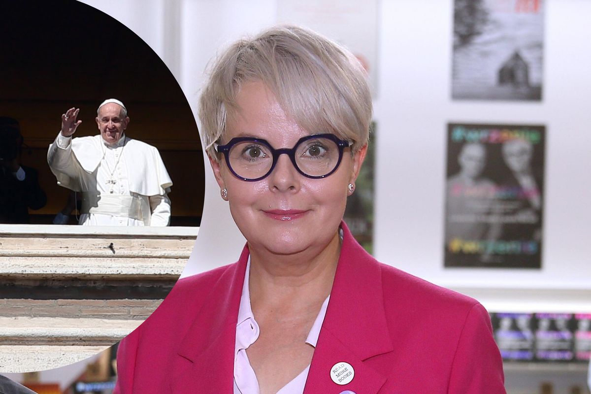 Karolina Korwin Piotrowska pokazała nowe zdjęcie papieża Franciszka. Zapewnia, że "to nie fejk"