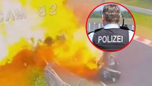 Koszmarny wypadek Polaka na Nurburgringu. Jest reakcja niemieckiej policji