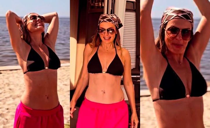 Katarzyna Glinka chwali się smukłą sylwetką w bikini