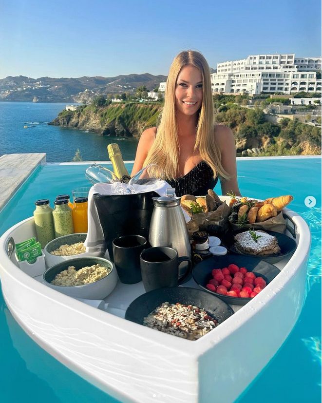 Małgorzata Tomaszewska na wakacjach 