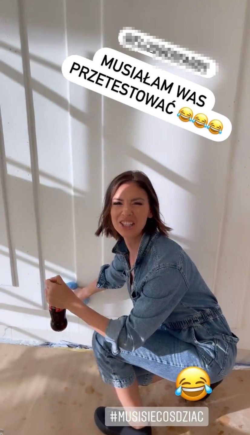 Klaudia Halejcio relacjonuje prace remontowe w willi za 9 milionów