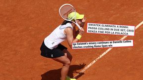 Media podsumowały porażkę Świątek z Collins. Piszą wprost o kryzysie