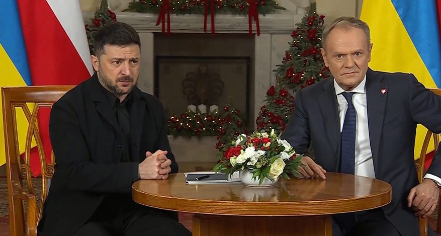 Zełenski na spotkaniu z Tuskiem. "Macie mocniejsze karty w ręku" [RELACJA NA ŻYWO]