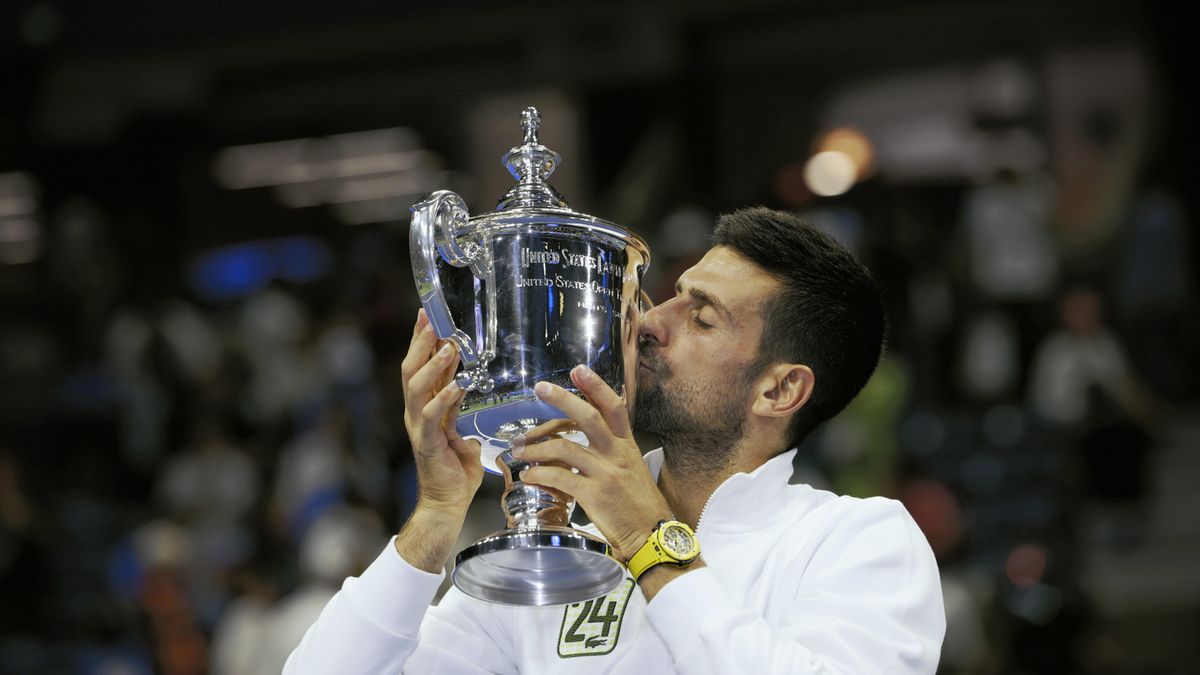 Zdjęcie okładkowe artykułu: PAP/EPA / CJ Gunther / Na zdjęciu: Novak Djoković, mistrz US Open 2023