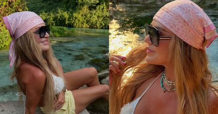 Agnieszka Kotońska wskoczyła w BIKINI. 49-latka PRĘŻY wyćwiczone ciało na wywczasie w Albanii (ZDJĘCIA)