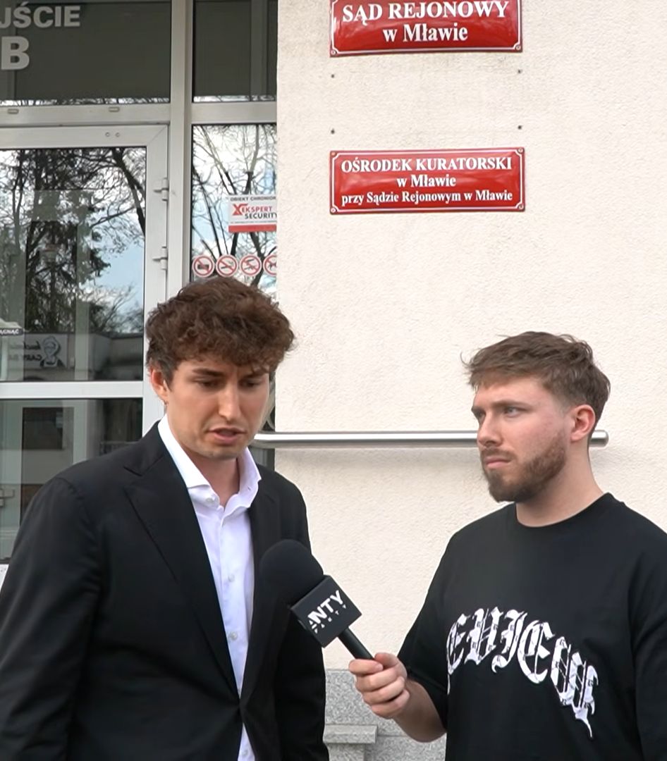 Nagrano kulisy rozprawy Marcina Dubiela i Sylwestra Wardęgi
