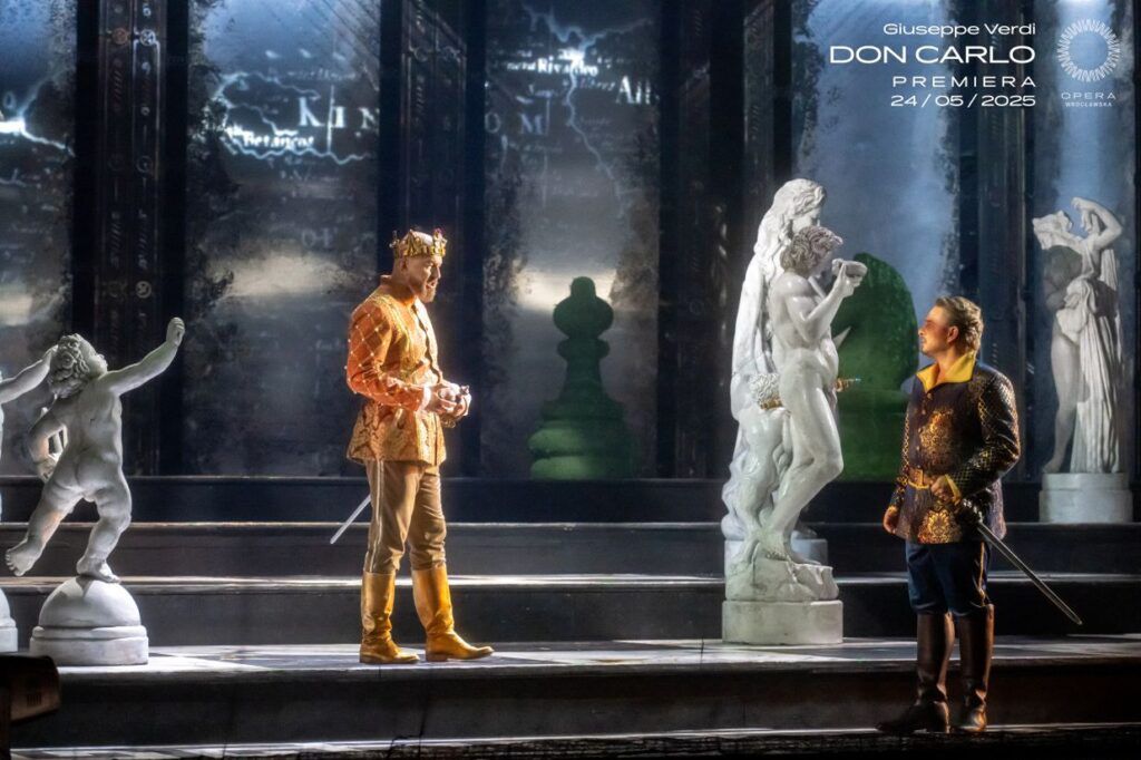 Rafał Siwek (Filip) i Norbert Ernst (Don Carlo) © Wojciech Palacz