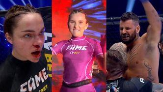 FAME MMA. Zakrwawiona Zusje i podniecona Linkiewicz: "Baby się potrafią NA*IERDALAĆ!"