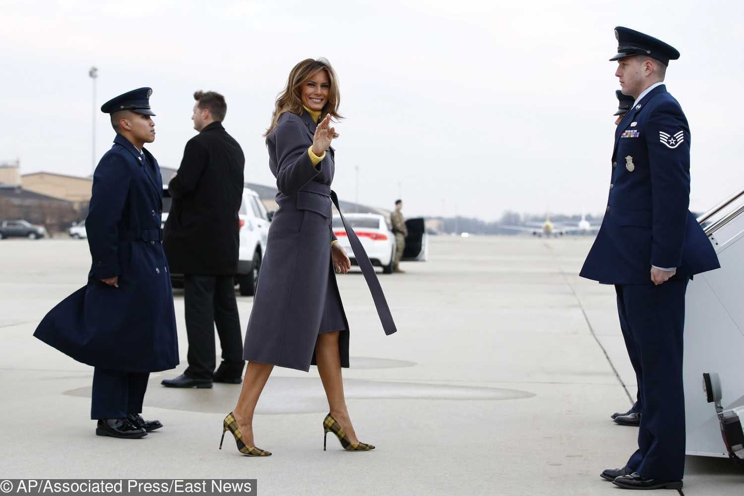 Melania Trump z wizytą w szkole artystycznej