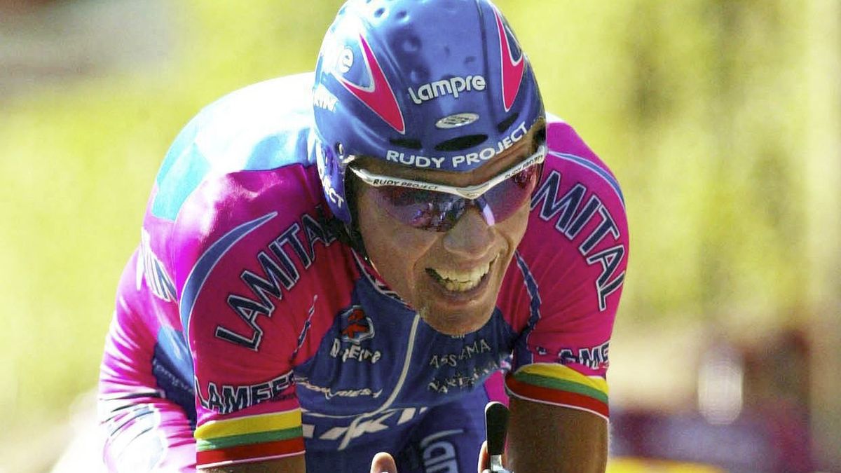 Raimondas Rumsas podczas Tour de France 2002