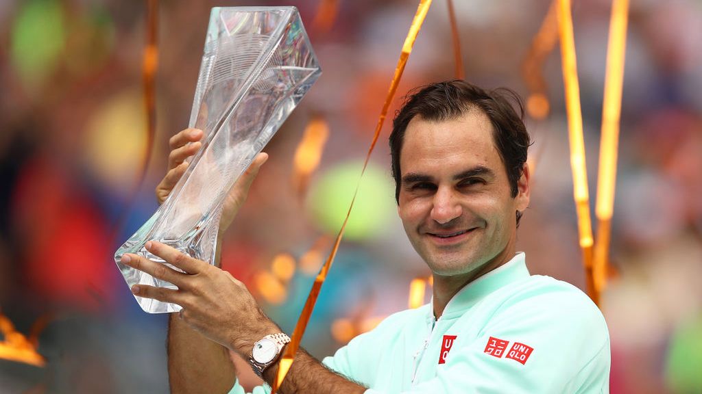 Zdjęcie okładkowe artykułu: Getty Images / Julian Finney / Na zdjęciu: Roger Federer, mistrz Miami Open 2019