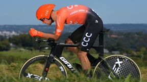 Liczne złamania Szymona Sajnoka po kraksie w Tour Down Under. Czeka go kilka tygodni przerwy