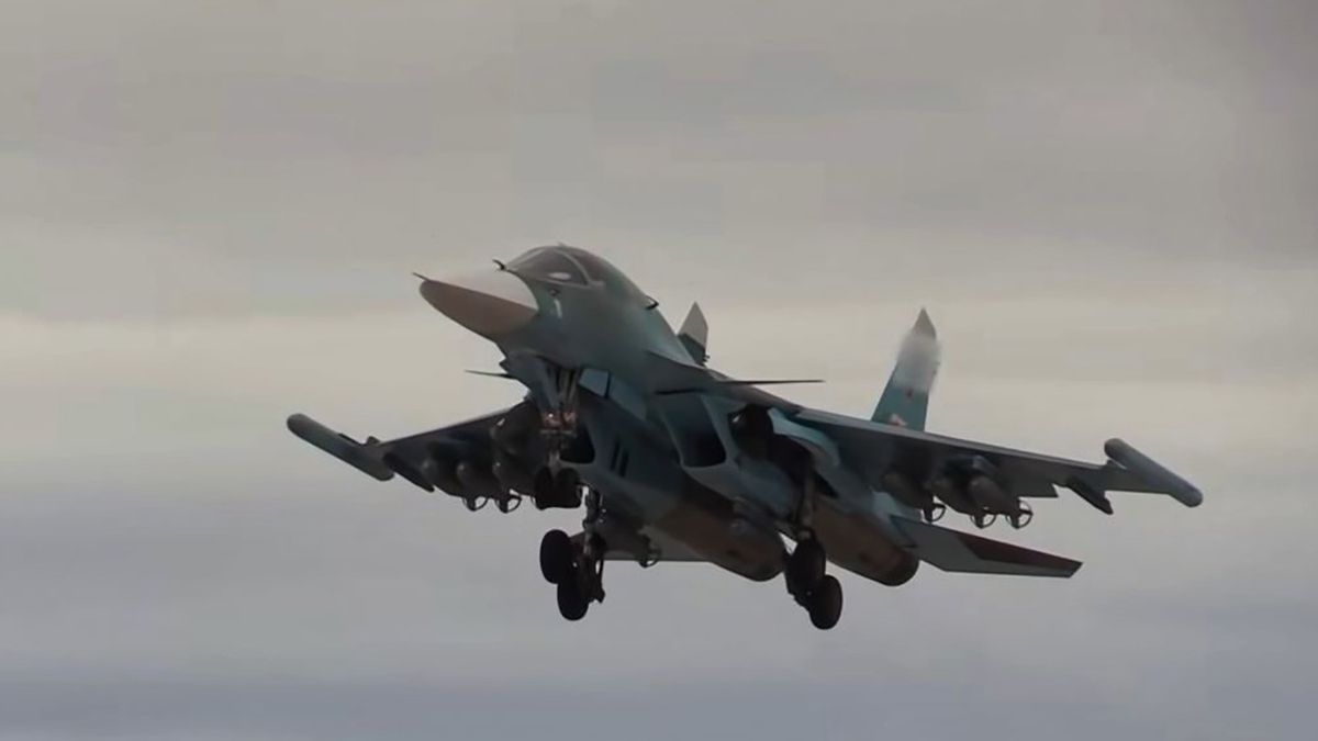 Ukraińcy zniszczyli rosyjski samolot bojowy (zdj. poglądowe)