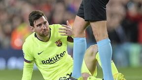 Liga Mistrzów 2019. Manchester United - FC Barcelona: zakrwawiony Messi! Argentyńczyk ucierpiał w starciu ze Smallingiem