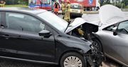 Mikołów. Poważny wypadek, trzy samochody rozbite