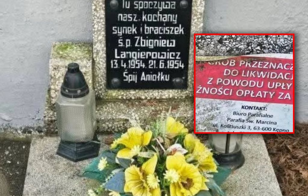 Cmentarz parafialny chciał zlikwidować grób dziecka. Zaskakujący finał