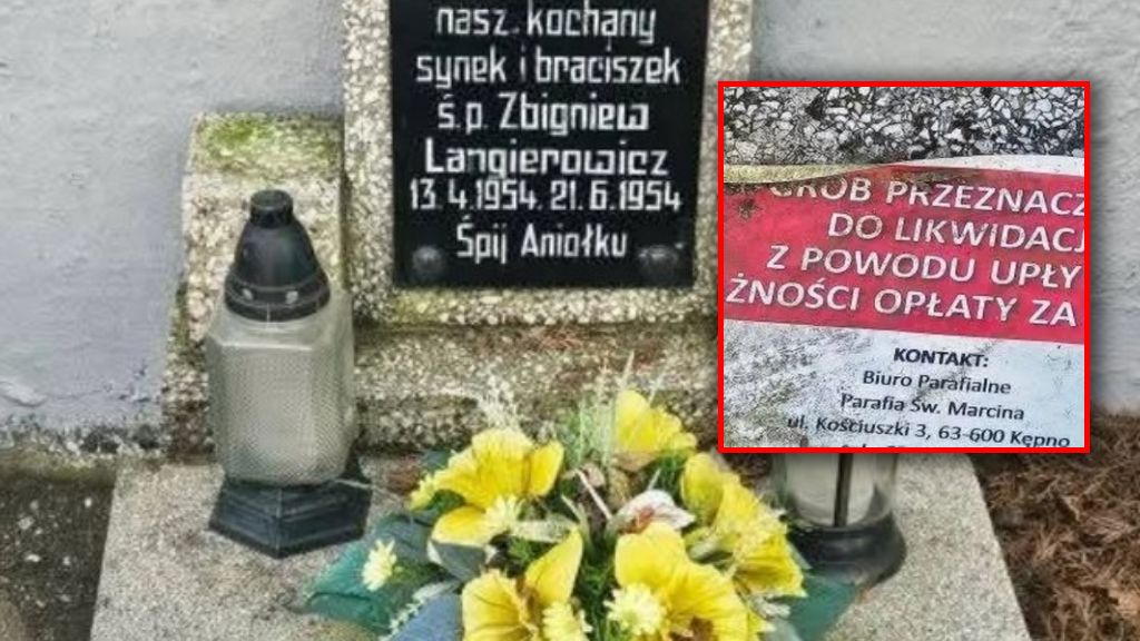 Grób dziecka był przeznaczony do likwidacji
