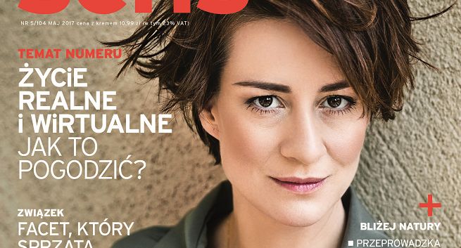 Majowy „Sens” z Mają Ostaszewską na okładce
