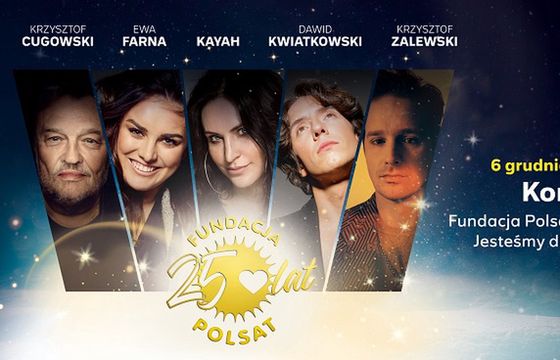 Polsat w poniedziałek pokaże koncert z okazji 25-lecia Fundacji Polsat (wideo)