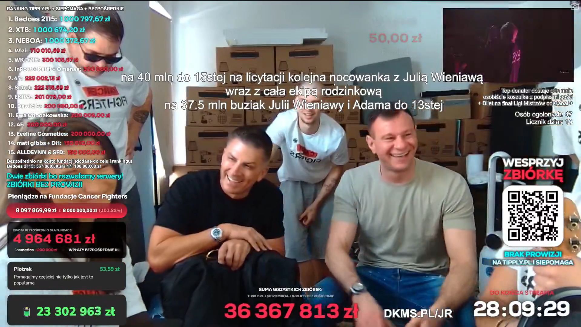 Julia Wieniawa speszyła się podczas charytatywnego streama