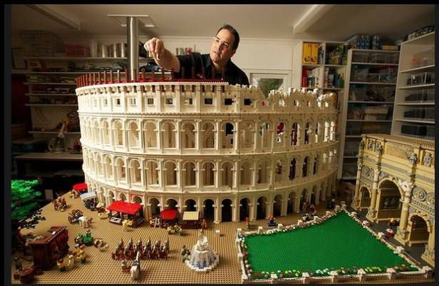 Koloseum z 200 tys. klocków (Fot. eBay Free Legos)