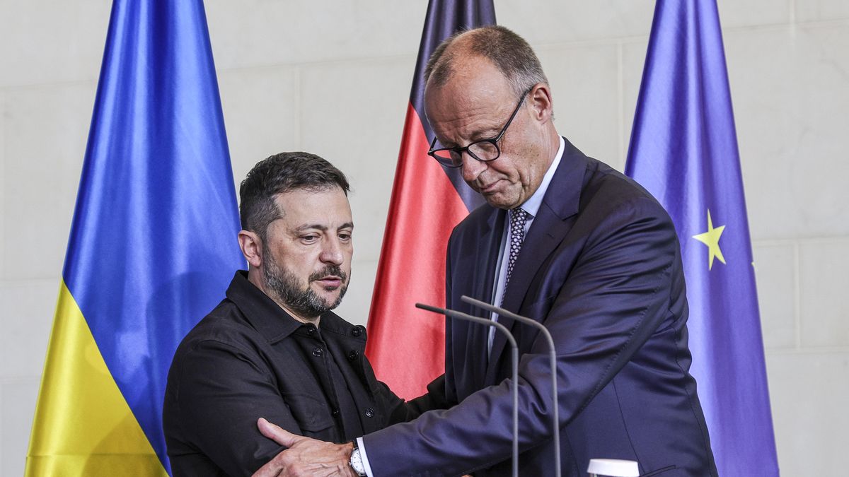 Wołodymyr Zełenski, Friedrich Merz 