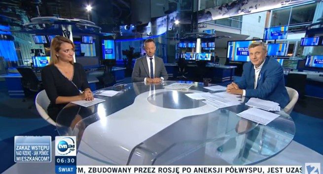 Nagła niedyspozycja prowadzącego Poranka TVN24 „Wstajesz i wiesz”