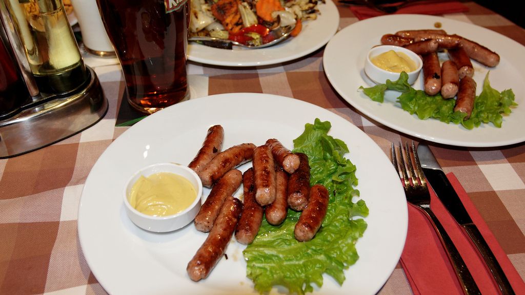 Piwna kiełbasa wieprzowo-wołowa