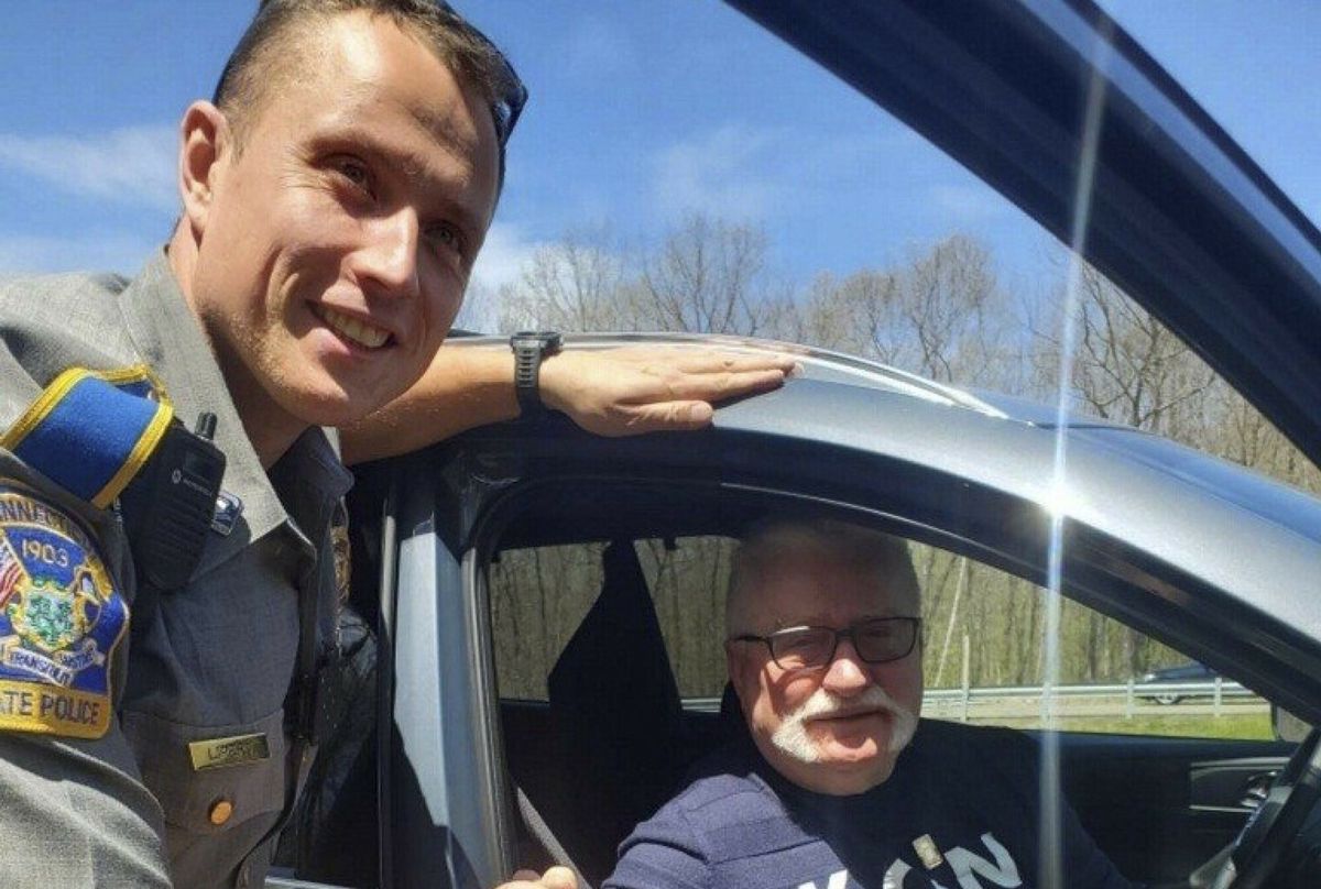 Polski policjant pomógł Lechowi Wałęsie w USA
