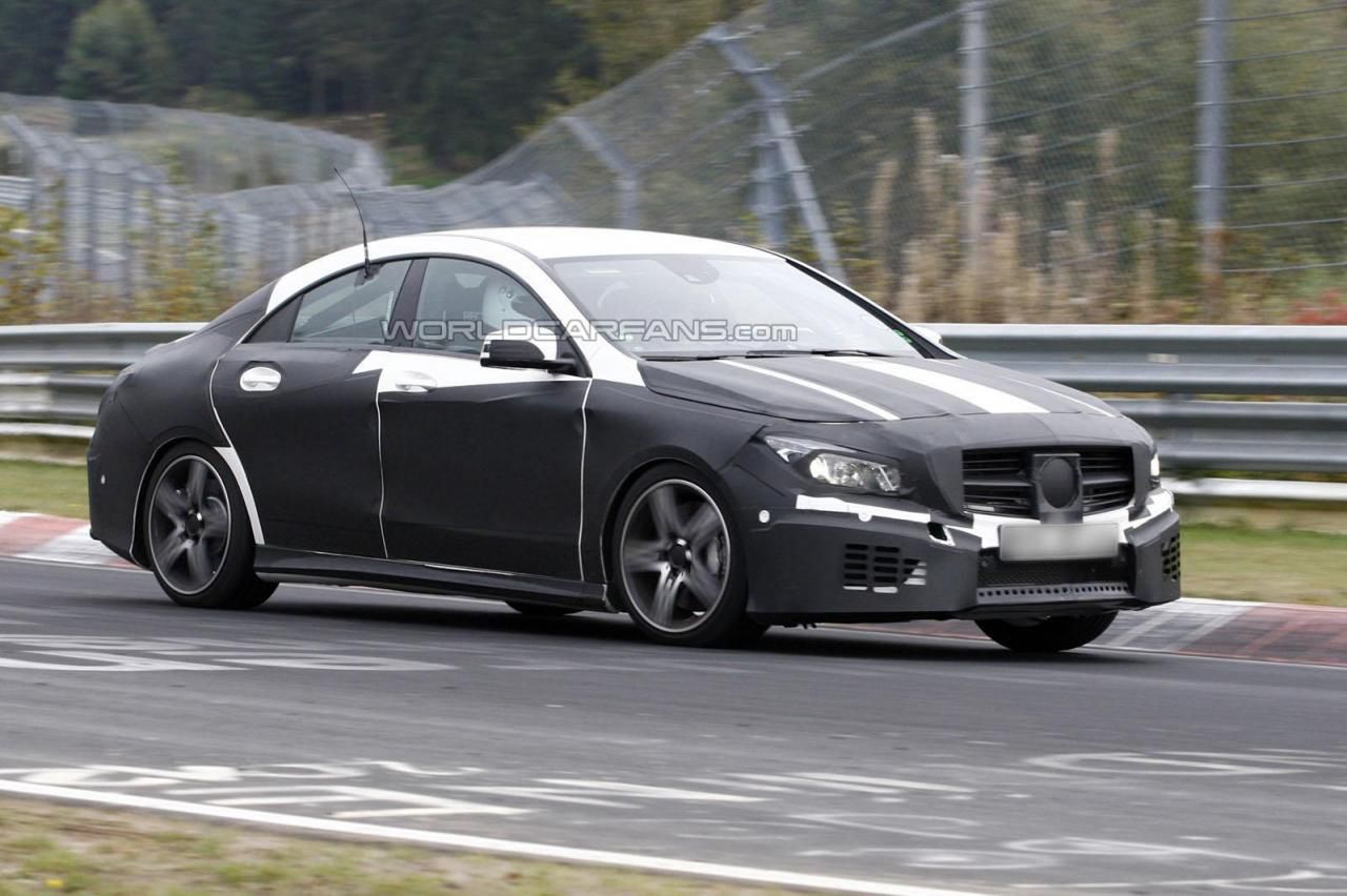 Mercedes-Benz CLA45 AMG wyszpiegowany na Nürburgring