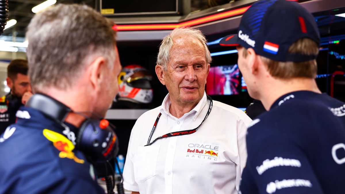 Materiały prasowe / Red Bull / Na zdjęciu: Helmut Marko (w środku)