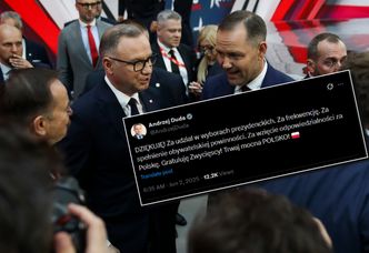 "Trwaj mocna Polsko!". Prezydent Andrzej Duda pogratulował Nawrockiemu