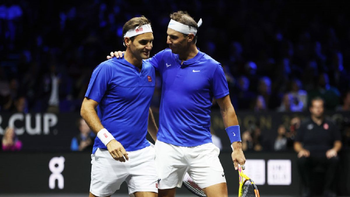 Getty Images / Clive Brunskill / Na zdjęciu: Roger Federer i Rafael Nadal