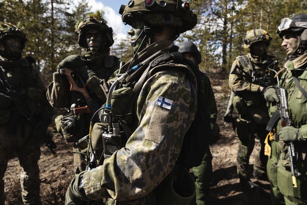 Fińska armia, zdjęcie ilustracyjne