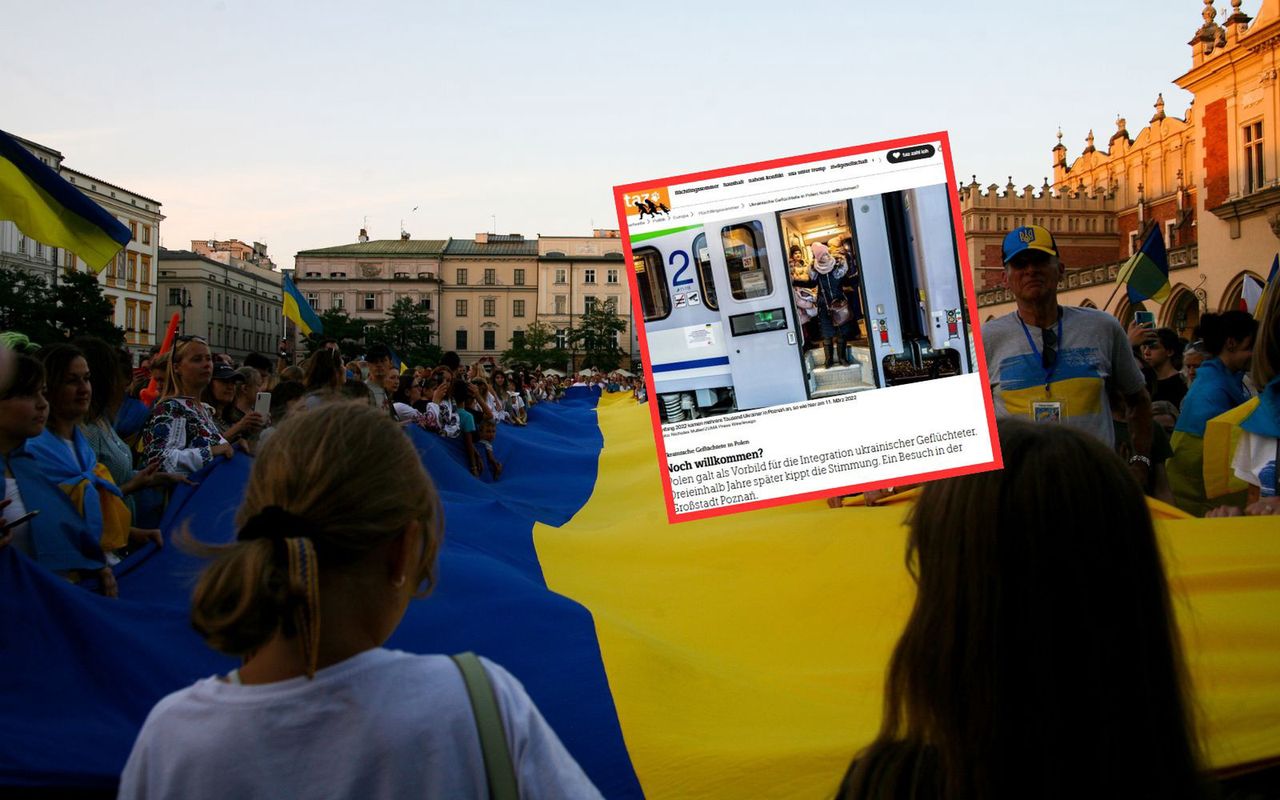 Niemcy piszą o Ukraińcach w Polsce. "Nastroje się zmieniły"