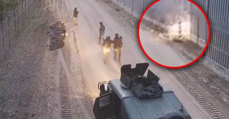 Nielegalni migranci sforsowali zaporę. Straż Graniczna pokazała wideo