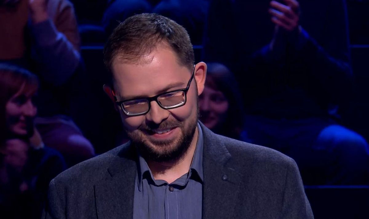 Przemysław Zieliński wygrał w ostatnim odcinku 250 tys. zł. Tylko dwa pytania dzielą go od miliona 