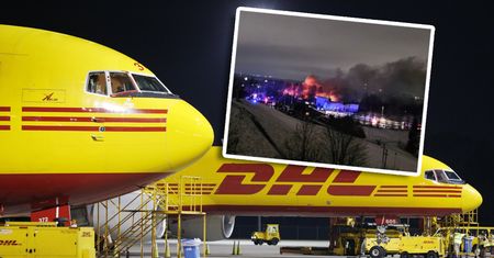 Samolot DHL spadł na budynek w Wilnie