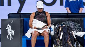 Intrygujące zachowanie Osaki w trakcie przerwy. Internauci zaciekawieni