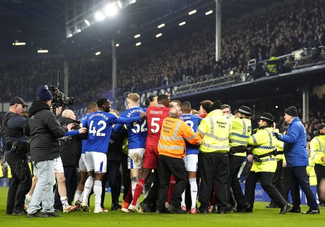 Wielka awantura na Goodison Park (Nick Potts/PA Images via Getty Images)