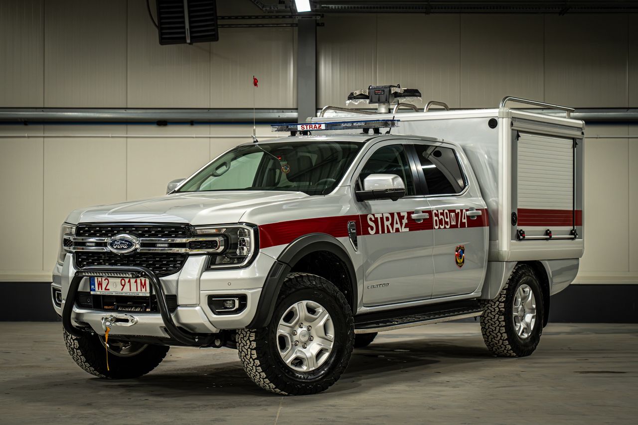 Ford Ranger trafił do OSP. Ma wszystko, czego potrzebują strażacy